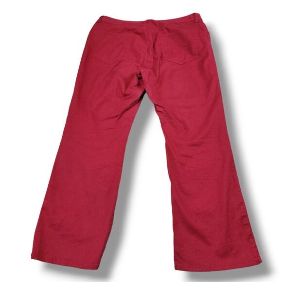 Vintage Gap Jeans Size 16A W36"xL28.5" Women's Red Gap Bootcut Stretch Jeans Y2k - Picture 3 of 7